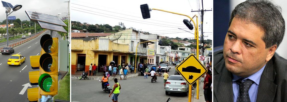 Semáforos serão movidos a energia solar ou eólica