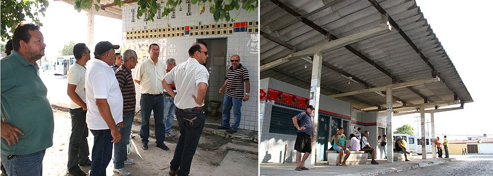 Vereadores inspecionam terminais de ônibus