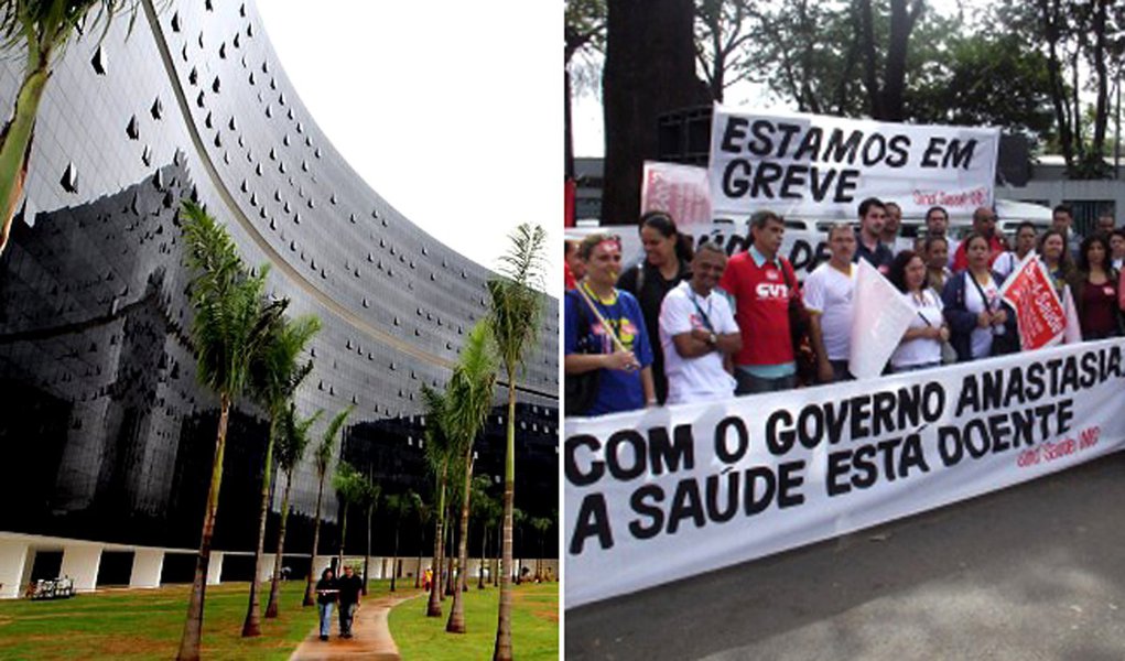 Impasse de sindicatos mantém greve na saúde