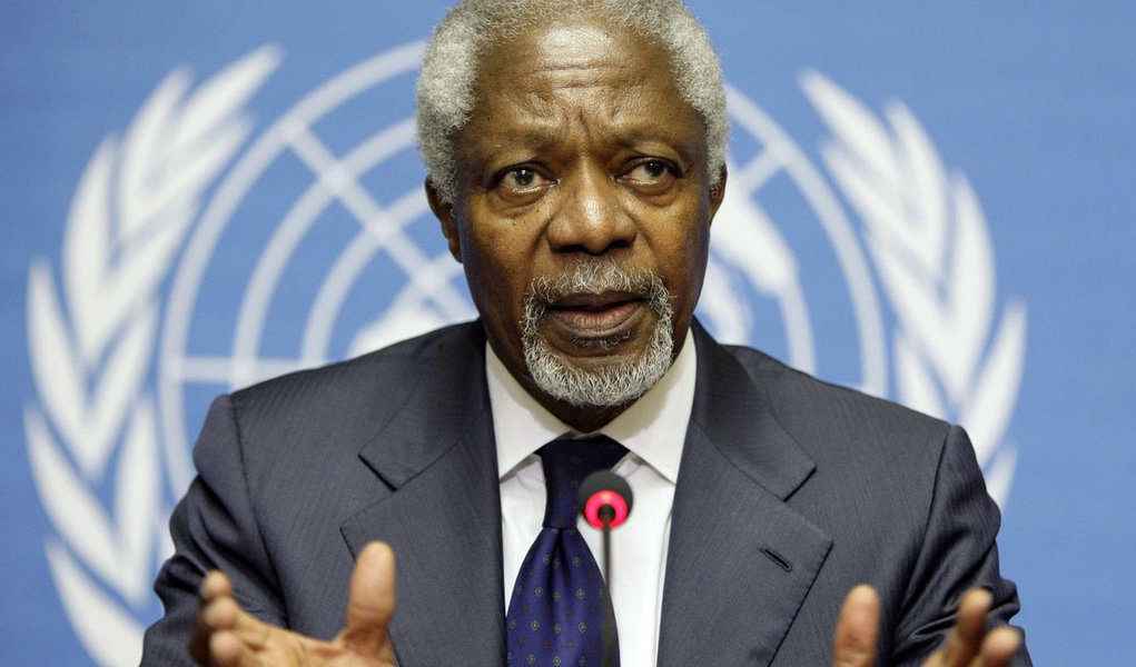 Kofi Annan aponta fracasso na Síria