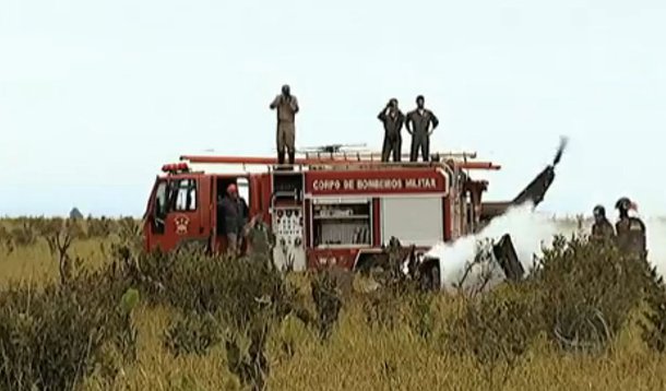 Avião da FAB cai em Mato Grosso do Sul e piloto morre