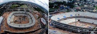 Arena da Amazônia tem arquibancadas concluídas