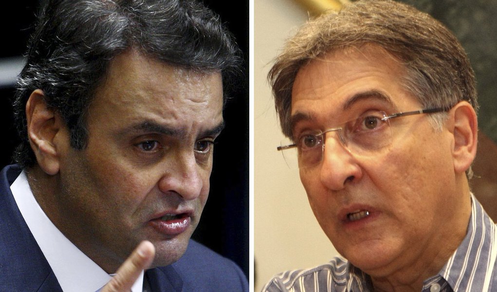 Aécio entra em cena e faz carga sobre Pimentel