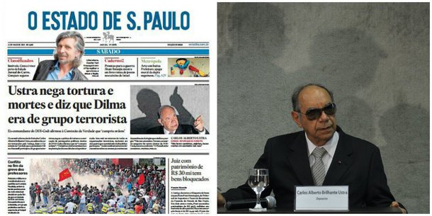 Entre Ustra e Dilma, Estado fica com torturador