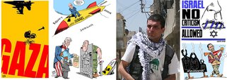 Artista brasileiro retrata o terror da Faixa de Gaza