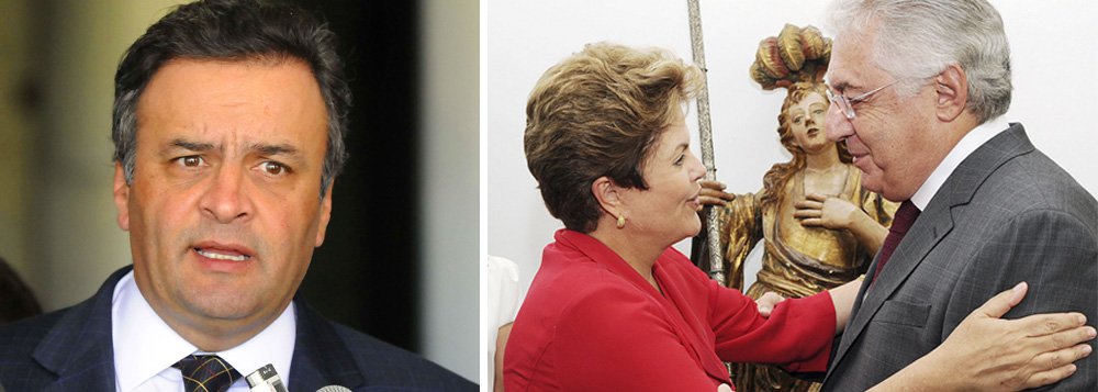 Aécio: "Brasil agora concorrerá com o Gabão"