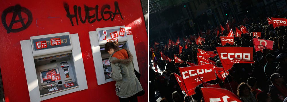 Europa tem dia de greves contra a austeridade