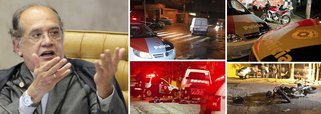 Gilmar aponta atos de terrorismo em São Paulo