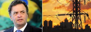 Aécio critica modelo elétrico de Dilma