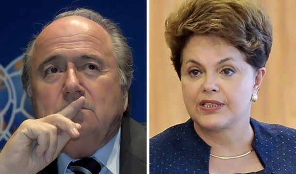 Blatter e Dilma tiram a Copa da marca do pênalti?