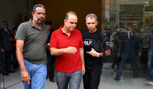 Marcos Valério passou o fim de semana em cela comum