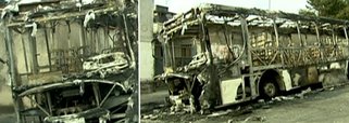 Ônibus são atacados na zona leste da capital