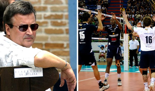 Time de vôlei de Montes Claros no esquema de Perrella