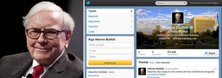 No Twitter, Buffett ganha mil seguidores por minuto