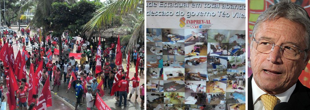 No dia do trabalho, população protesta contra o governo Vilela