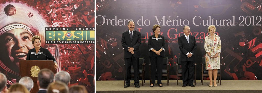 Homenagem a Luiz Gonzaga na entrega do mérito cultural