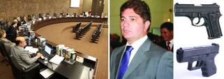 TJ suspende processo contra deputado do PSDB por posse ilegal de armas