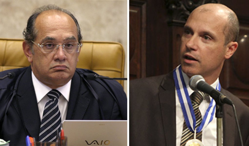 Gilmar e Fausto se encaram. Na Folha