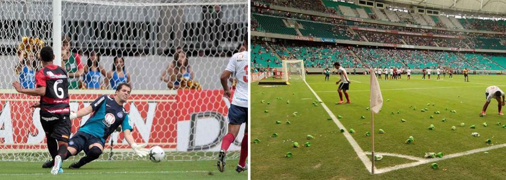 Vitória dá 2 a 1 no Bahia na estreia da caxirola