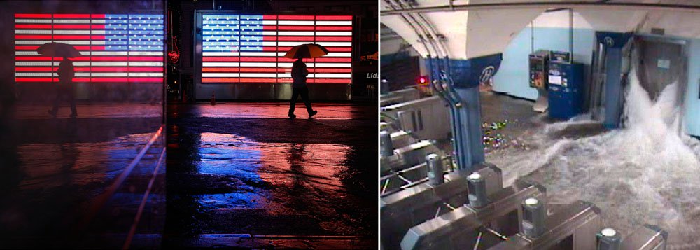 Sandy causa devastação nos EUA