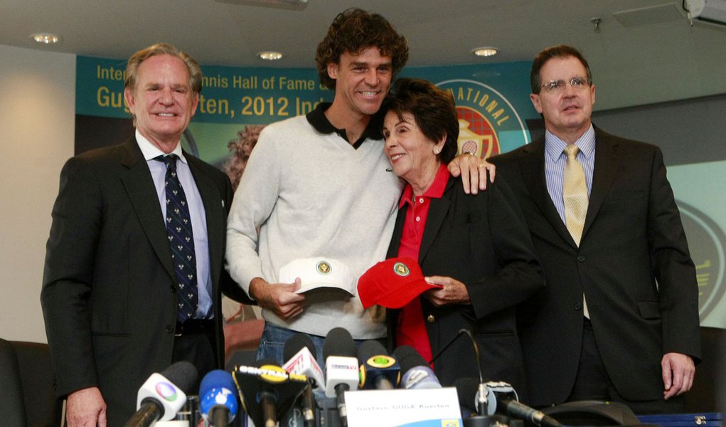Entrada de Guga no Hall da Fama do Tênis é oficializada