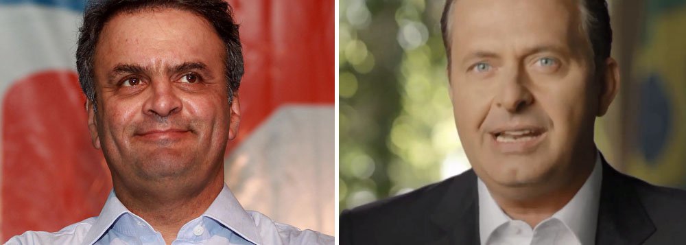 Aécio a Eduardo: "Bem-vindo à oposição"