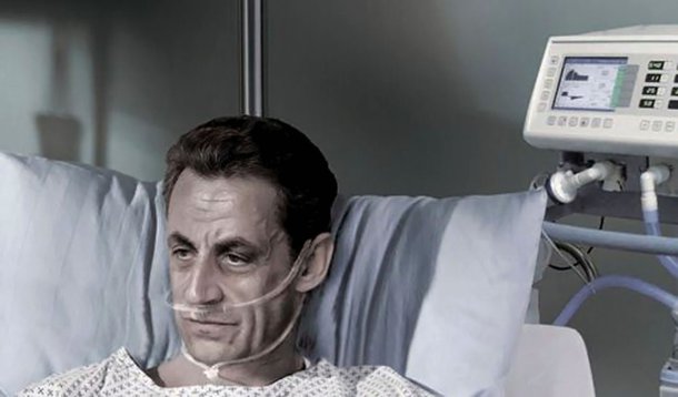 Associação pró-eutanásia leva Sarkozy para cama de hospital