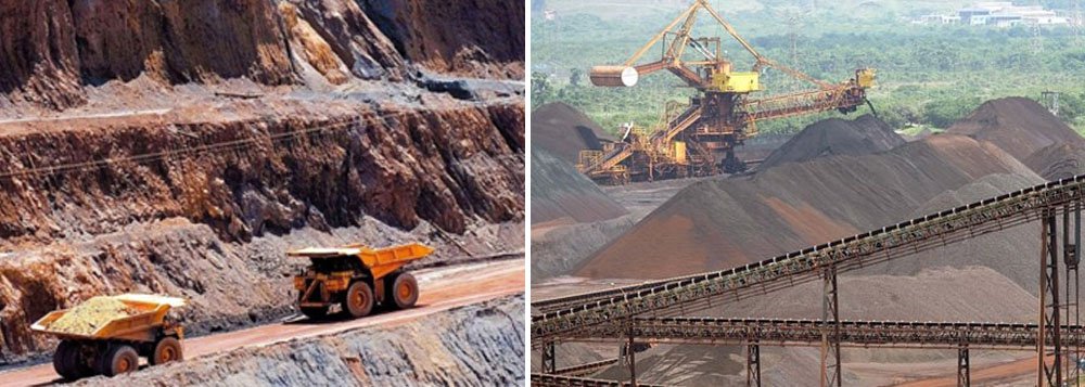 Queda do minério derruba lucro da Vale