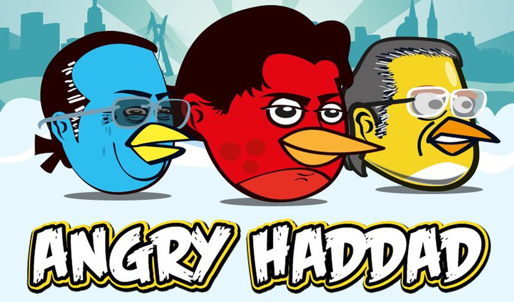 Serra critica adversário com jogo 'Angry Haddad'