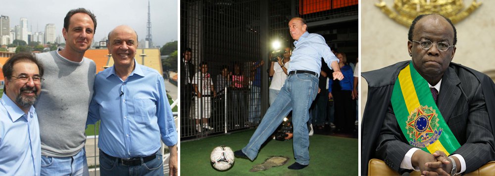 Na marca do pênalti, Serra apela a Rogério Ceni