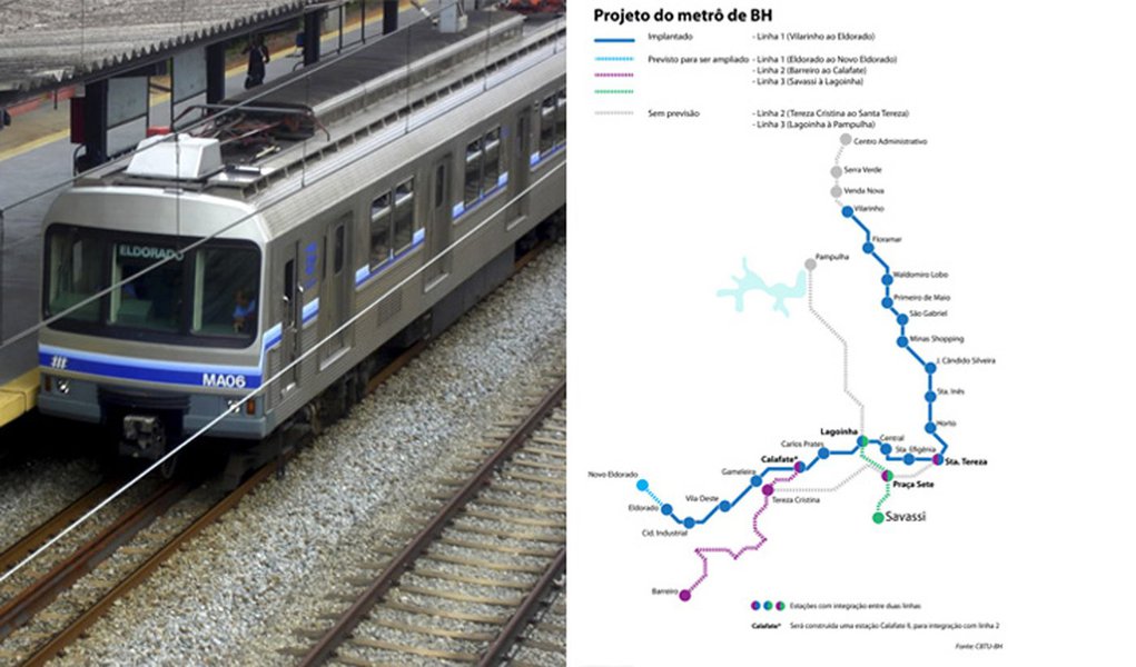 Prefeitura estuda ampliar metrô até o Belvedere