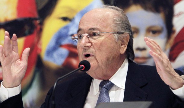 Blatter quer tecnologia em campo já na Copa de 2014