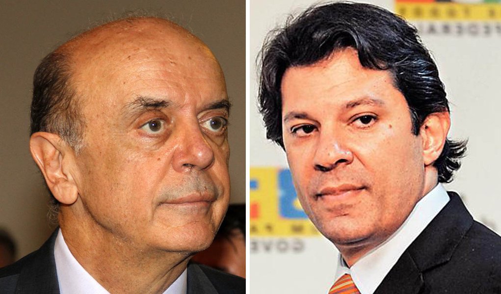 Serra lidera em São Paulo. Haddad é só o sétimo