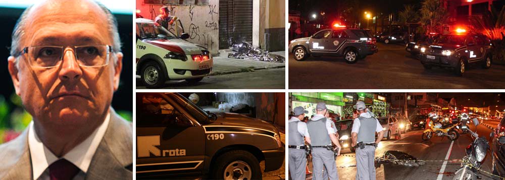 Violência em disparada quebra moral de Alckmin
