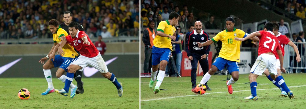 Brasil é vaiado em empate com o Chile no Mineirão