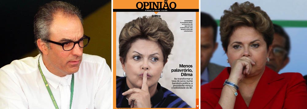 Globo determina a Dilma que se cale Globo determina a Dilma que se cale