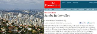 Economist: BH pode ser Vale do Silício brasileiro