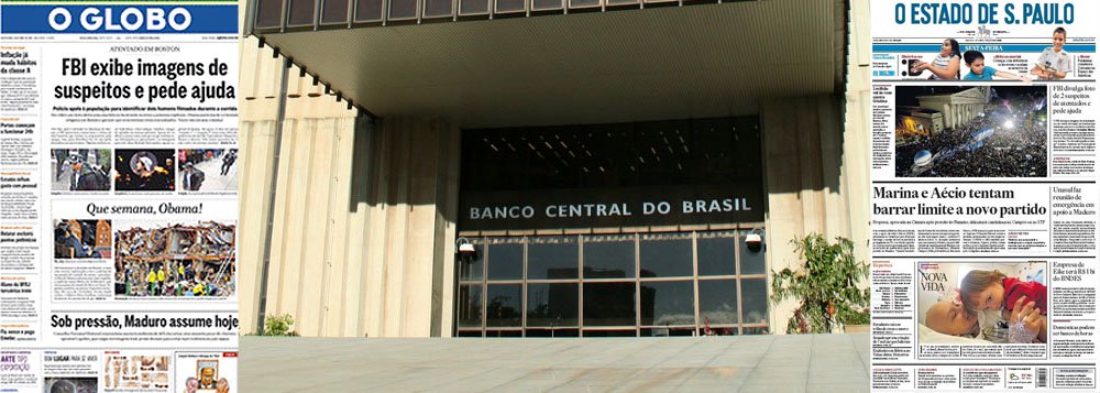 Globo elogia BC, mas Estadão pede juros maiores