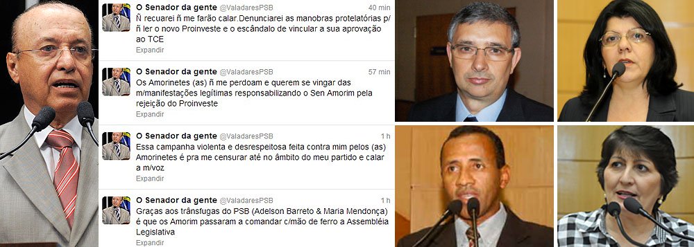 "Atraso" do Proinveste na Alese tem a ver com disputa pelo TCE, diz Valadares