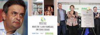 Aécio: Dilma foi a Minas por "interesses do PT"