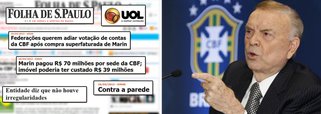 Marin ultrapassa artilharia da Folha em assembleia da CBF