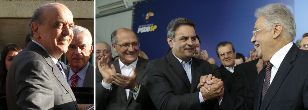 Serra diz que pode apoiar Aécio à presidência do PSDB