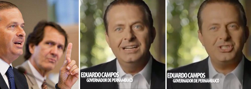 Campos estreia na TV com discurso de candidato