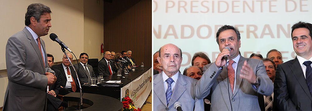 Aécio fez seus lances mais ousados até aqui