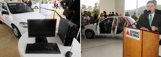 Governo entrega carros e computadores a municípios