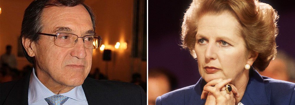 Sardenberg derrama lágrimas por Margaret Thatcher