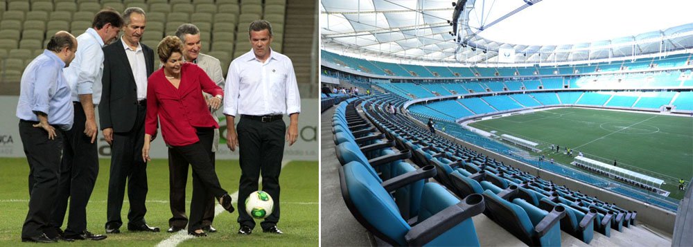 Dilma inaugura Arena Fonte Nova nesta sexta