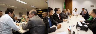 Walter Pinheiro discute FPE com Tarso e senadores