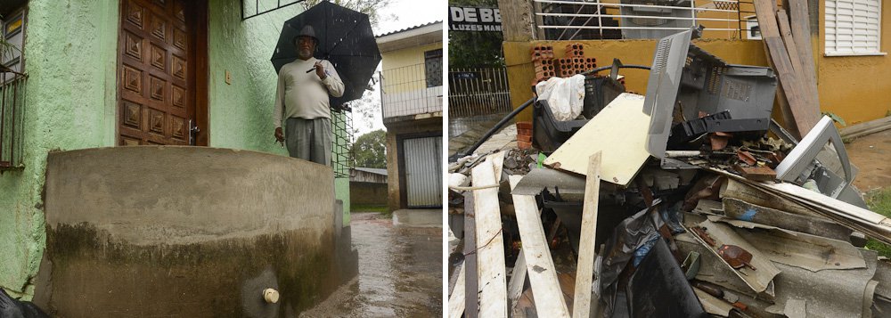 Moradores aguardam reparos em rede pluvial