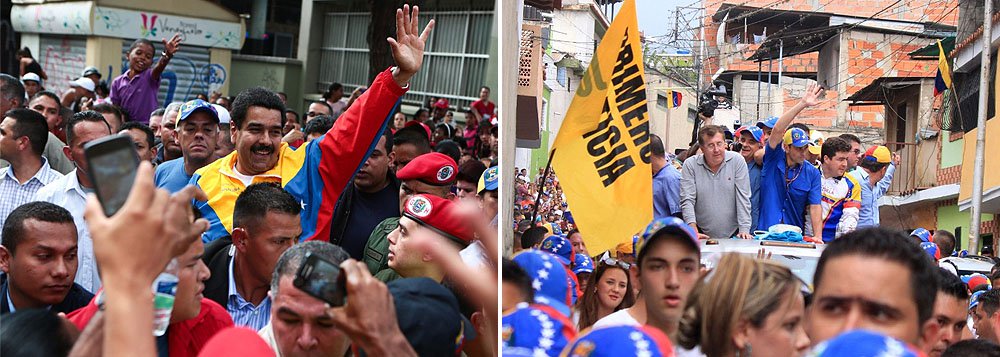 Maduro tem até 22 pontos de vantagem sobre Capriles